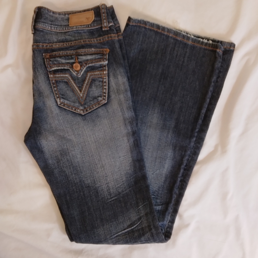 Size 5 Vigoss Jeans Pocket Flap Boot Cut 32x32